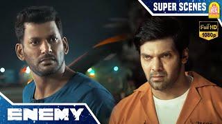 உடனே அப்பாவ கூட்டிட்டு வாங்க அண்ணா | Enemy Full Movie | Vishal | Arya | Mirnalini Ravi