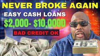 Best 10 Easy $2,000 TO $10,000 Guaranteed Approval Cash Loans For Bad Credit Reviews