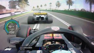 Ricciardo sends it with a diveBomb on Hülkenberg