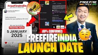  Free Fire India Launch Date  Free Fire India Release Date  Free Fire India Launch 5 January