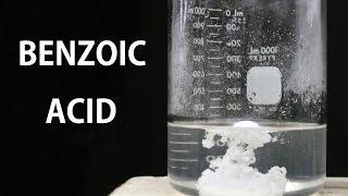 Making Benzoic Acid (from sodium benzoate)