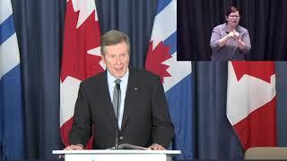 Announcement by Mayor John Tory - July 30, 2020