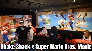 Shake Shack x Super Mario Bros. Movie Event in Brooklyn, New York