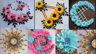 5 Beautiful Paper Flower Wall Hanging - Easy Wall Decoration ideas - Paper Craft - DIY Wall Decor