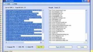 Google PageRank Checker & Url Scraper