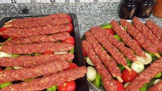 Kebab Recipe AdanZye How to Make Original Adana Kebab at Home Eggplant Meat Kebab