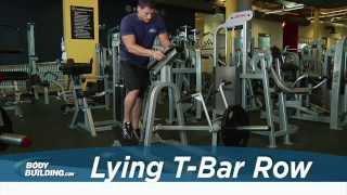 Lying T-Bar Row - Back Exercise - Bodybuilding.com