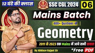 Geometry For SSC CGL MainsCollection of Questions from 2011 to 2023 SSC CGL Mains I Class-06/21