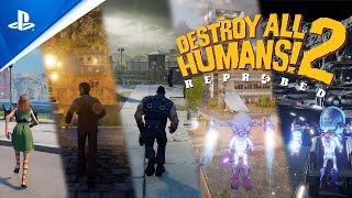 Destroy All Humans! 2 - Reprobed - Locations Trailer | PS5 Games