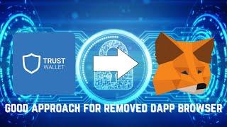 Trust Wallet Dapp Browser Has Been Removed For iOS Users!!! | How To Get Around This