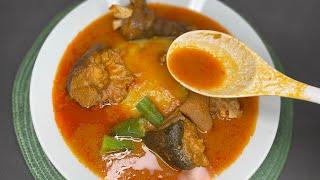 How To Make The Best Ghanaian Goat Meat Light Soup | Sunday Fufu | Aponkye Nkrankra | Lovystouch
