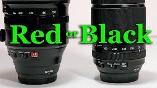 Are Fuji RED BADGE Lenses BETTER than Fuji BLACK BADGE lenses?