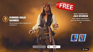 How To Get The Jack Sparrow Skin For FREE! (Fortnite)