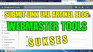 Cara submit artikel di Webmaster Tools yang Baru