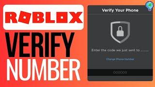 How to Verify Phone Number in Roblox (2024)