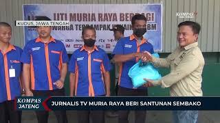 Jurnalis TV Muria Raya Beri Bantuan Sembako