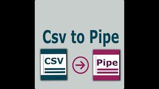 Csv To Pipe Delimited