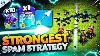 MASS DRAGONS with CLONE SPELL is EASIEST AIR SPAM STRATEGY | Best TH16 Legend Attacks Clash of Clans