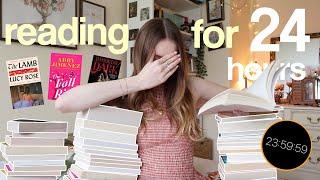 24 hour reading challenge ⏰ How much can I read in 24 hours? *straight*