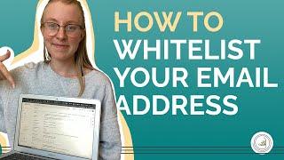 Make Sure Your Contact Form Never Sends To Spam (How To Whitelist An Email Address on Gmail) ⭐