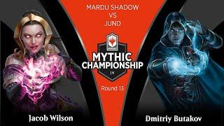 Round 13 (Modern): Jacob Wilson vs. Dmitriy Butakov - 2019 Mythic Championship IV