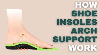 How do shoe insoles with arch support work?