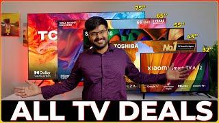 LIVE NOW Latest TV  From Top Brands ️ 32-43-55-65-75 All Sizes Sony, LG, Samsung, XIaomi, VU, TCL