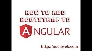 How to Add Bootstrap to Angular