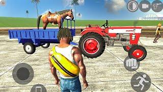 Indian Heavy Tractor Driver and Horse in Open City Simulator - Android Gameplay