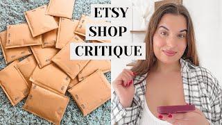 ETSY SHOP CRITIQUE / ANALYZING YOUR ETSY SHOP / ETSY TIPS AND TRICKS FROM A FULL TIME SELLER