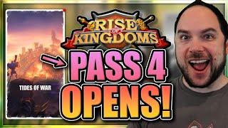 Pass 4 Battles Begin [Main Account] Rise of Kingdoms