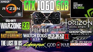 New 12 Games Testing on GTX 1060 6GB + RYZEN 5 3600 in 2024