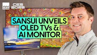 Sansui Launches New OLED TVs Alongside AI Gaming Monitor | CES 2025 Spotlight