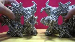 Hyperbolic lattice with 6 pointed stars, Ningboballs, magnets tutorial