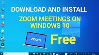 How to Download and Install Zoom Meetings Free on Windows 10 [2023] |@bethebestforever
