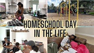 *Real* Homeschool Mom of 4 Day In The Life || Homeschooling and Homemaking