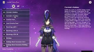 CLORINDE ALL VOICE LINES (ENGLISH)