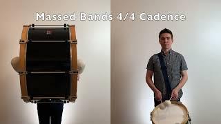 ANAPBA Massed Bands 4/4 Bass and Tenor Drum Cadence