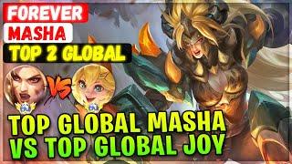 Top Global Masha VS Top Global Joy [ Top 2 Global Masha ] Forever - Mobile Legends Emblem And Build