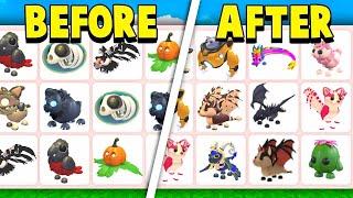 Trading 100 Halloween Pets In Adopt Me!