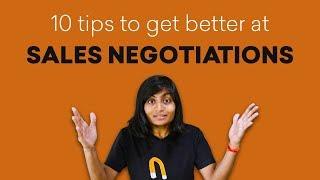 10 NEW WAYS to get better at SALES NEGOTIATIONS