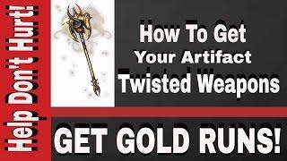 Twisted Artifact Weapon Set NeverWinter XboxOne PS4 PC How to get Gold!