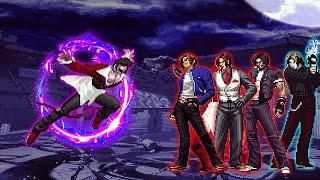 [KOF Mugen] Orochi Iori AD Vs Kyo Last Team