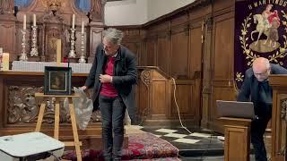 Burgemeester Rudi Beeken onthult de individuele tronie van Joos Van Craesbeeck