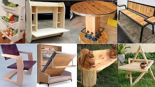 Wood furniture ideas and wooden decorative pieces ideas for home decor / Woodworking project ideas