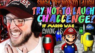 Vapor Reacts #1164 | SMG4 TRY NOT TO LAUGH "If Mario was AMONG US" REACTION!!