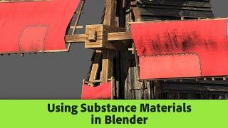 Using Substance Materials in Blender | Adobe Substance 3D