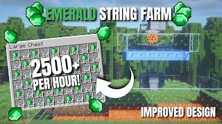 Minecraft OP 1.21.4 String Emerald Farm Tutorial (Improved Version)