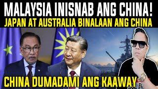 MALAYSIA BINUBULAS NA DIN NG CHINA JAPAN AT AUSTRALIA BINATIKOS ANG CHINA SA AKSYON SA WPS