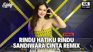 DJ SANDIWARA CINTA X RINDU HATIKU RINDU REMIX FULL BASS VIRAL TIK TOK TERBARU 2025 PLAT KT